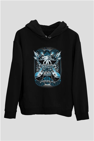 Aerosmith Siyah Unisex Hoodie
