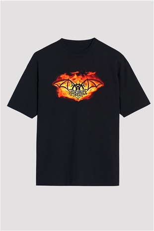 Aerosmith Siyah Unisex Oversize Tişört T-Shirt