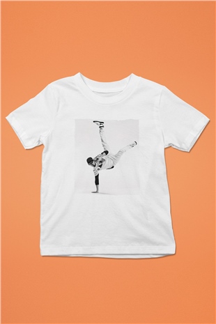 Afrojack Beyaz Unisex Çocuk Tişört