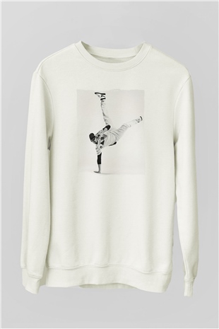 Afrojack Beyaz Unisex Sweatshirt