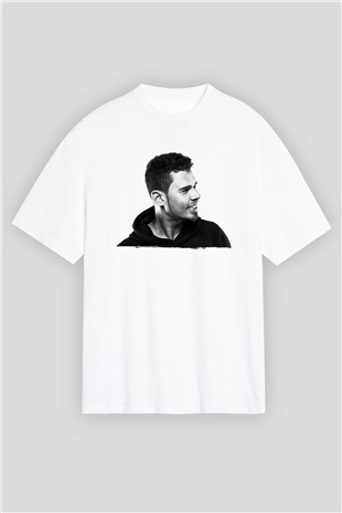 Afrojack Beyaz Oversize Tişört Oversize T-shirt - TişörtFabrikası