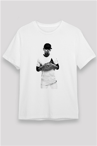 Afrojack Beyaz Unisex Tişört T-Shirt - TişörtFabrikası