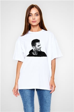 Afrojack Beyaz Oversize Tişört Oversize T-shirt - TişörtFabrikası