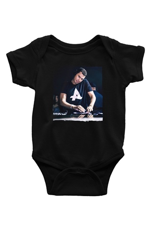 Afrojack Siyah Bebek Body - Zıbın