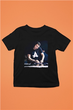 Afrojack Siyah Unisex Çocuk Tişört