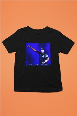 Afrojack Siyah Unisex Çocuk Tişört