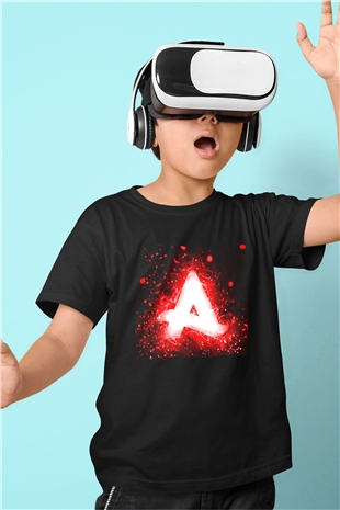 Afrojack Siyah Unisex Çocuk Tişört