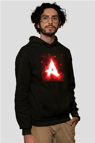 Afrojack Siyah Unisex Kapüşonlu Sweatshirt