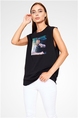 Afrojack Siyah Unisex Kolsuz Tişört