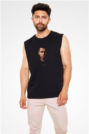 Afrojack Siyah Unisex Kolsuz Tişört