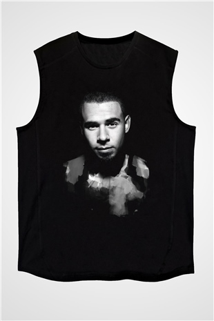 Afrojack Siyah Unisex Kolsuz Tişört