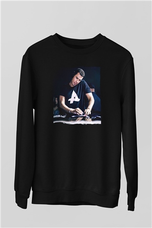 Afrojack Siyah Unisex Sweatshirt