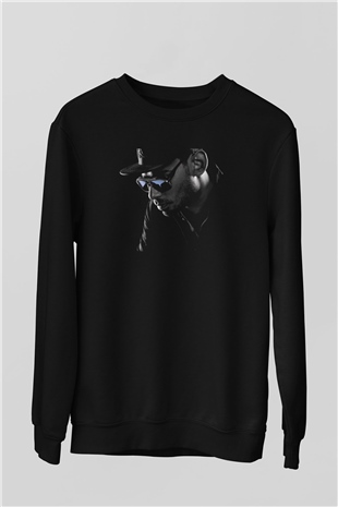 Afrojack Siyah Unisex Sweatshirt