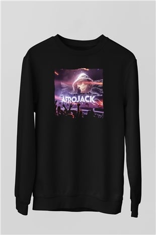Afrojack Siyah Unisex Sweatshirt