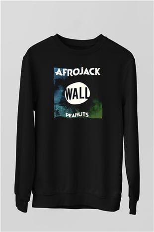Afrojack Siyah Unisex Sweatshirt