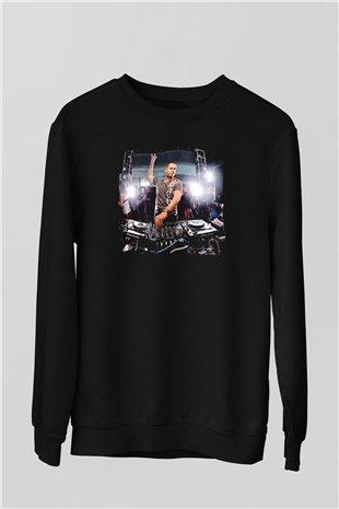Afrojack Siyah Unisex Sweatshirt