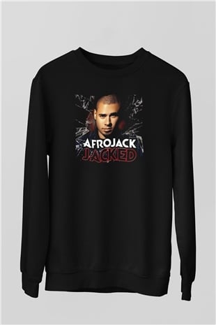 Afrojack Siyah Unisex Sweatshirt