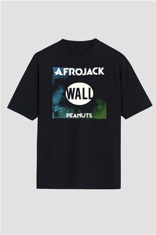 Afrojack Siyah Oversize Tişört Oversize T-shirt - TişörtFabrikası