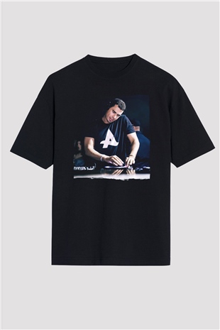 Afrojack Siyah Oversize Tişört Oversize T-shirt - TişörtFabrikası