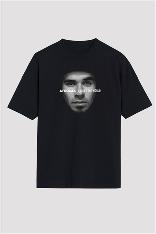 Afrojack Siyah Oversize Tişört Oversize T-shirt - TişörtFabrikası
