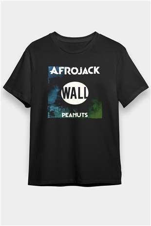 Afrojack Siyah Unisex Tişört T-Shirt - TişörtFabrikası