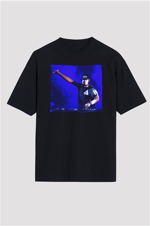 Afrojack Siyah Oversize Tişört Oversize T-shirt - TişörtFabrikası