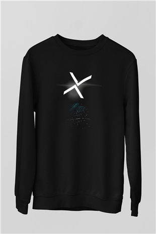 After The Burial Baskılı Unisex Siyah Sweatshirt