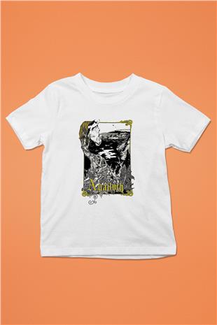 Agalloch Baskılı Beyaz Unisex Beyaz Çocuk Tişört - Tshirt