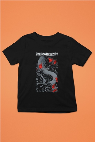 Agalloch Baskılı Unisex Siyah Çocuk Tişört - Tshirt