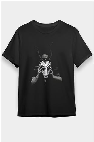 Agalloch Baskılı Unisex Siyah Tişört - Tshirt