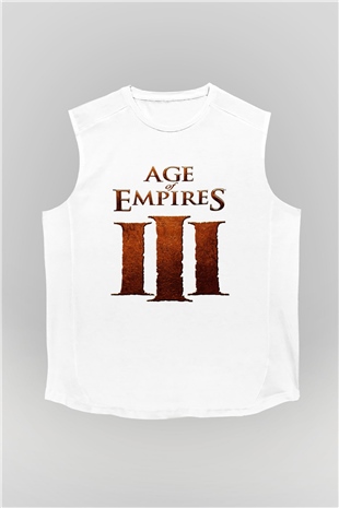 Age Of Empires Beyaz Unisex Kolsuz Tişört