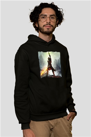 Age Of Empires Siyah Unisex Hoodie