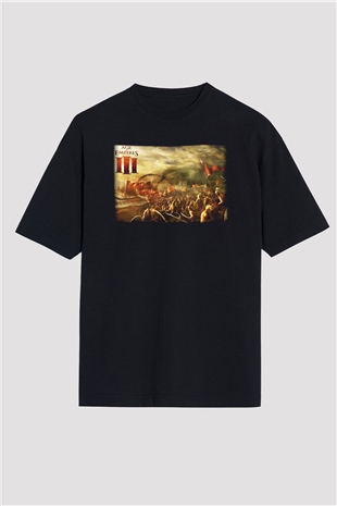 Age Of Empires Siyah Unisex Oversize Tişört T-Shirt