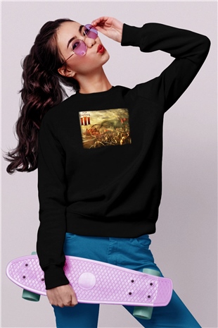 Age Of Empires Siyah Unisex Sweatshirt