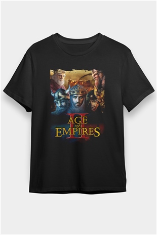 Age Of Empires Siyah Unisex Tişört T-Shirt