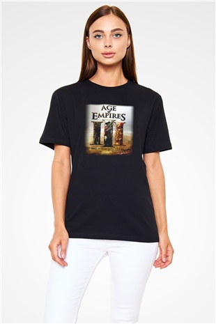 Age Of Empires Siyah Unisex Tişört T-Shirt