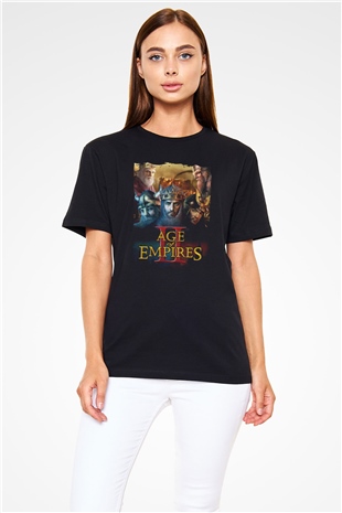 Age Of Empires Siyah Unisex Tişört T-Shirt