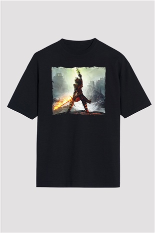 Age Of Empires Siyah Oversize Tişört Oversize T-shirt