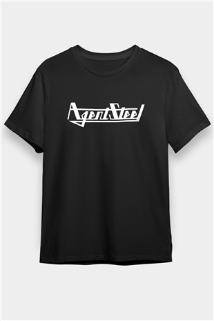 Agent Steel Siyah Unisex Tişört T-Shirt - TişörtFabrikası