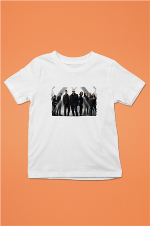 Agents of S.H.I.E.L.D. Beyaz Unisex Çocuk Tişört