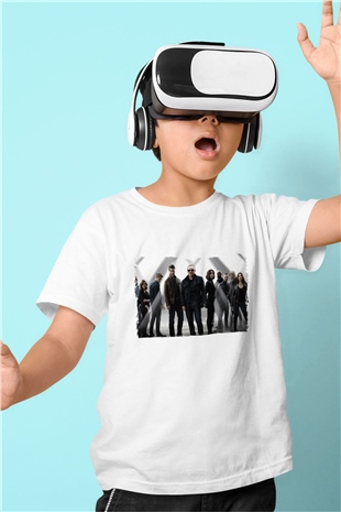 Agents of S.H.I.E.L.D. Beyaz Unisex Çocuk Tişört