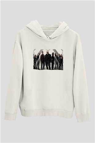 Agents of S.H.I.E.L.D. Beyaz Unisex Hoodie