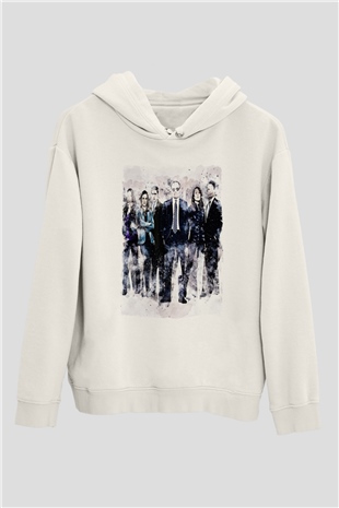 Agents of S.H.I.E.L.D. Beyaz Unisex Hoodie