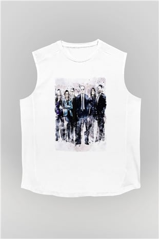 Agents of S.H.I.E.L.D. Beyaz Unisex Kolsuz Tişört