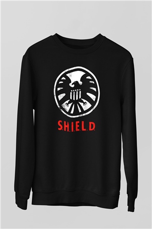 Agents of S.H.I.E.L.D. Siyah Unisex Sweatshirt