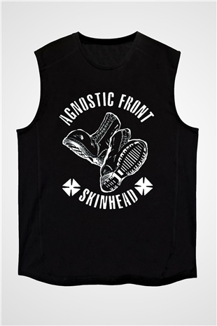 Agnostic Front Siyah Unisex Kolsuz Tişört