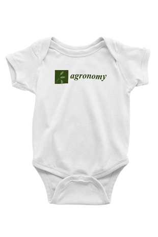 Agronomist Beyaz Bebek Body - Zıbın