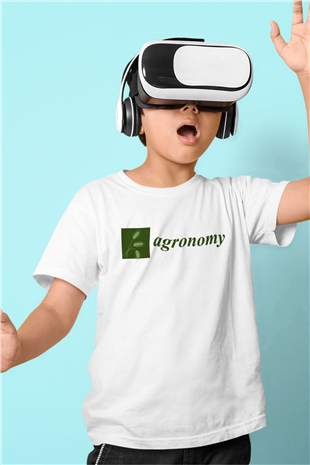 Agronomist Beyaz Unisex Çocuk Tişört