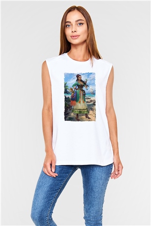 Agronomist Beyaz Unisex Kolsuz Tişört