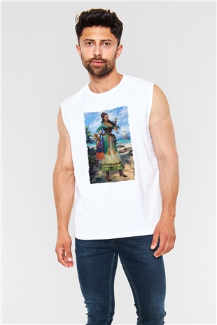 Agronomist Beyaz Unisex Kolsuz Tişört